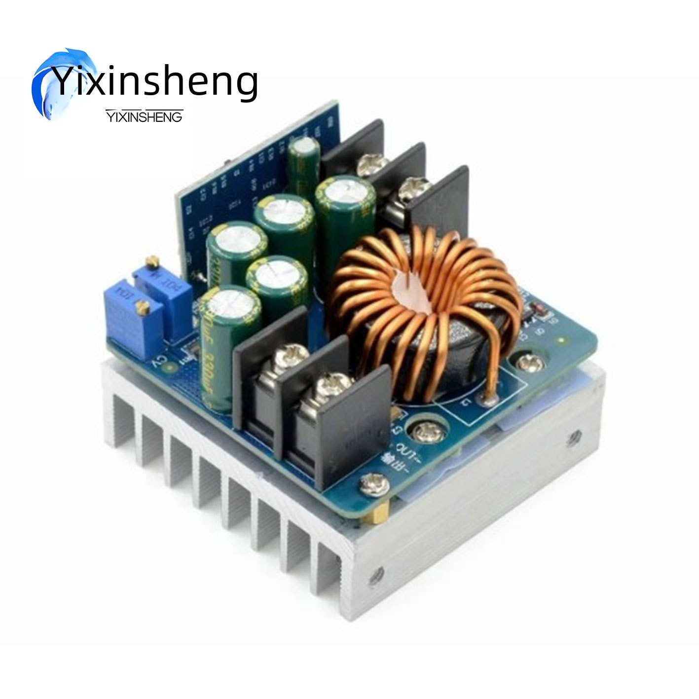 DC-DC 400W 15A Step-Down Converter 10V-60V to 0-45V Constant Voltage Constant Current Adjustable Power Supply Module