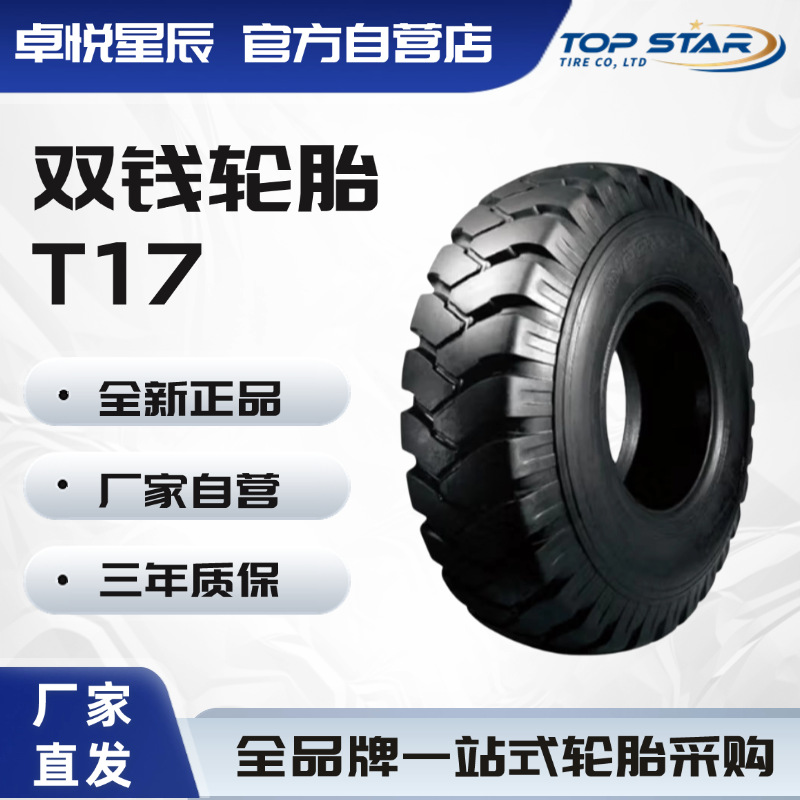 双钱轮胎DOUBLECOIN 12.00-20 T17 适用于斯太尔、豪沃 全钢轮胎