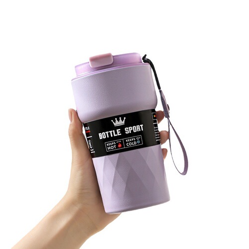 Cross-border intelligent temperature measurement 304 stainless steel coffee cup vacuum double-layer insulated cup portable car cold insulation car cup