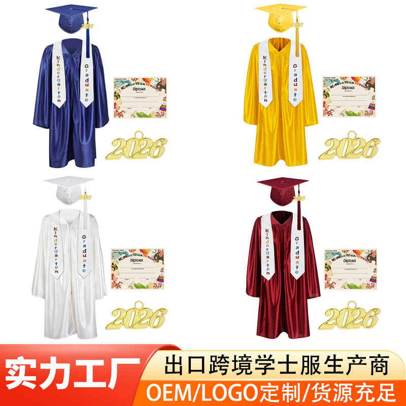 Europe and the United States kindergarten graduation doctor clothing primary school student clothing suit boys and girls clothing performance clothing factory direct sales