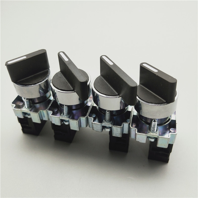 ZB2-BE101C两档三档选择旋转换按钮开关XB2-BD21 BD33C旋钮22mm