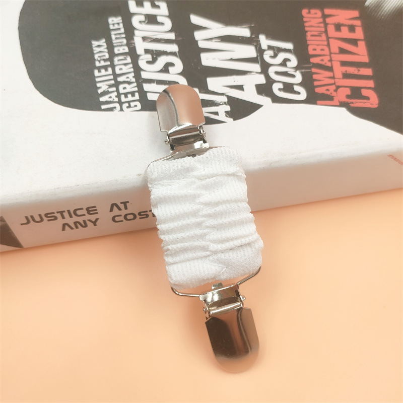 Amazon nuevo suéter clip plisado banda elástica cardigan clip vintage chal clip de moda clip fijo