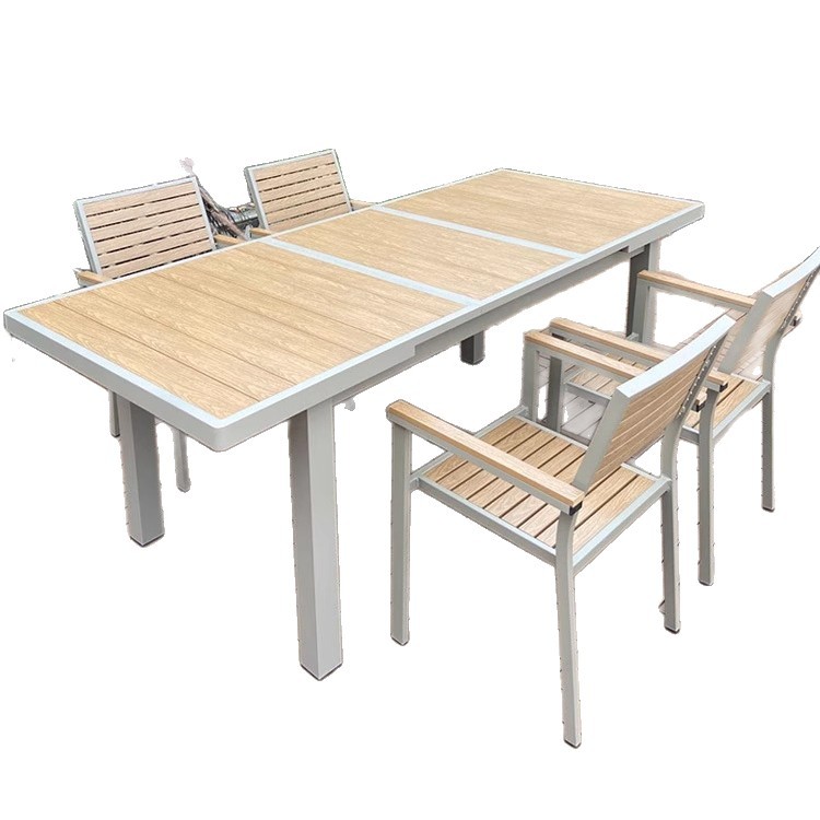 Mesas y sillas de comedor de balcón al aire libre nórdico Patio de la villa Sala de sol Jardín del hotel Recreación al aire libre Cuerda de ocio Muebles de silla de ratán