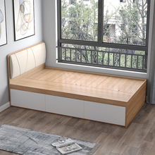 床现代简约榻榻米小房间省空间收纳储物床可板式踏踏米单人床