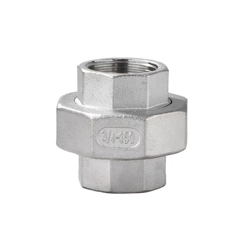 201/304不锈钢丝扣活接头水管接头水暖配件丝扣内丝活接由任dn20