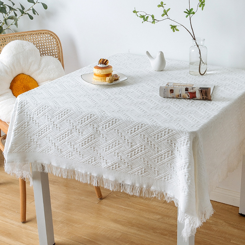 T grid-white [meja persegi] / 90*90cm-cocok untuk meja samping tempat tidur/meja bulat persegi kecil
