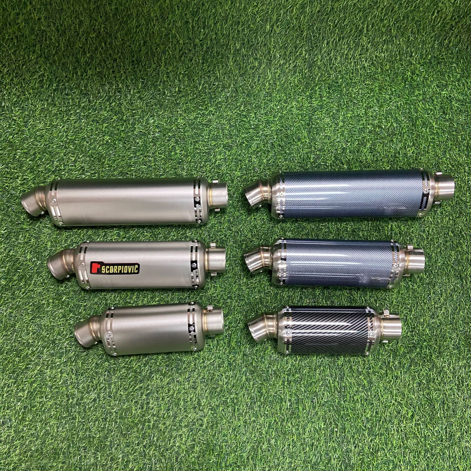 Motorcycle Exhaust Pipe T98 Tail Section ZX4R CBR400 NINJA 400 250RR RC390 GSX250R