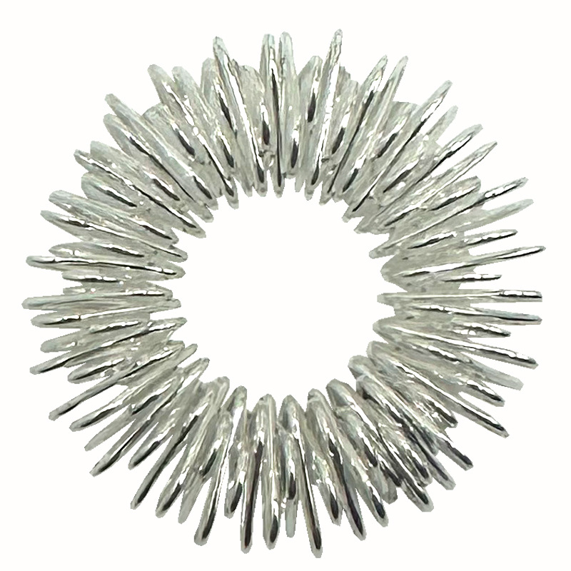 Mini anillo de masaje de dedo de descompresión de resorte anillo de masaje dedo masajeador multicolor mini anillo de resorte anillo de masaje juego de descompresión