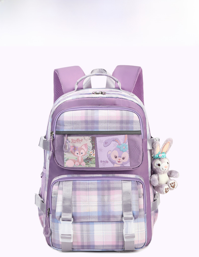 Korean Japanese Girls Junior High School Schoolbag Large Capacity High Quality Junior High School Schoolbag Lightweight Backpack