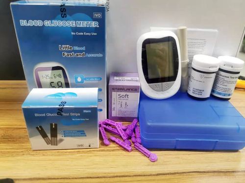 Blood glucose monitor export version without code adjustment blood glucose test kit
