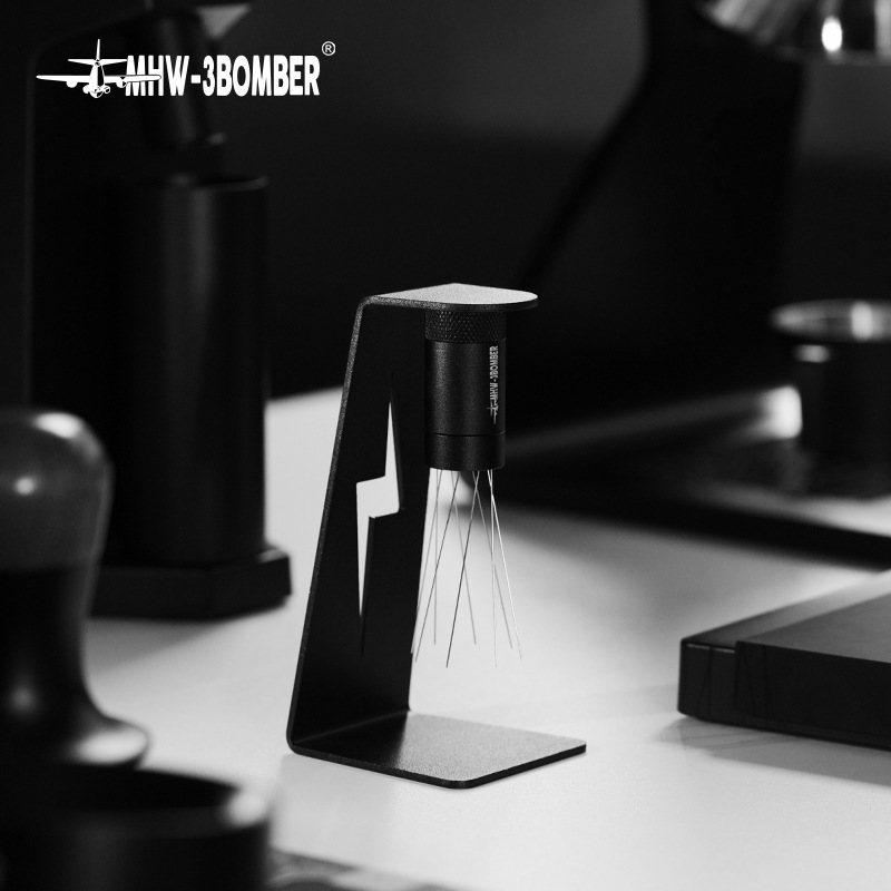 Bomber Lightning Powder Stirring 2.0 Adjustable Coffee Cloth Powder Needle Italian Brezing and Cking Needle Powder Cloth Uniform Bomber Lightning Powder Stirring 2.0 Adjustable Coffee Cloth Powder Needle Italian Brezing and Cking Needle Powder Cloth Uniform