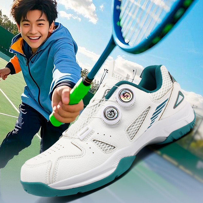 Cross-Border Badminton Shoes Professional Knob Rubber Non-Slip Table Tennis Shoes Men's New Mesh Breathable Tennis Shoes Cross-Border Badminton Shoes Professional Knob Rubber Non-Slip Table Tennis Shoes Men's New Mesh Breathable Tennis Shoes