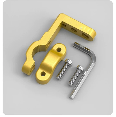 Motorcycle modified multi-function bracket Motosiklet ləvazimatları və aksesuarları - pipe-clamp-handlebar-extension-bracket-gold
