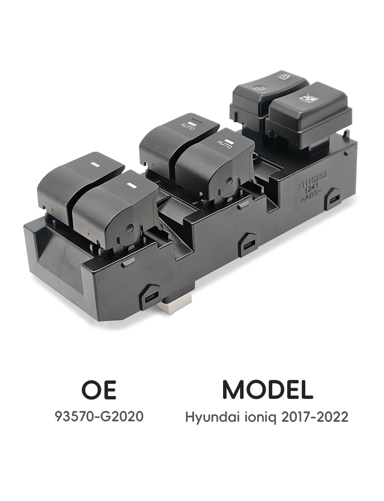 93570-g2020 Car Glass Lifter Window Switch Electric Suitable for Hyundai Ioniq 17-22
