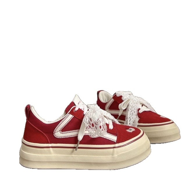 2025 nuevo diseño ins Apple skate zapatos de cabeza redonda nicho de verano transpirable zapatos de lona clásicos