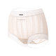 Summer new ultra-thin ice silk plus size underwear women's high waist 200kg class a cotton extended crotch 10A antibacterial underwear