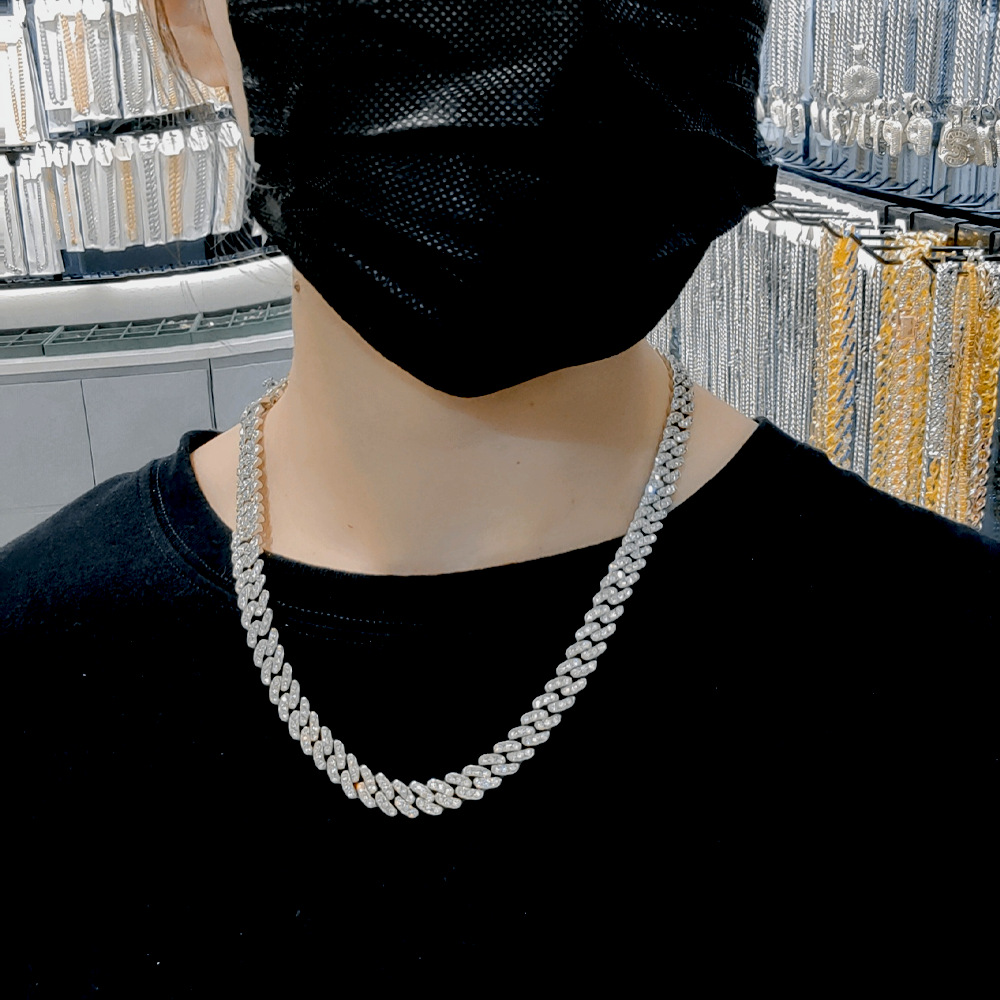 Fashion Geometric Alloy Plating Rhinestones Unisex Necklace