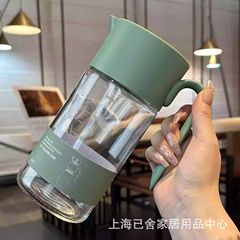 Lissaオイルポット家庭用キッチンガラスオイルボトル漏れ防止オイルポット醤油瓶調味瓶酢瓶大容量