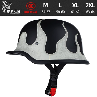 Motosiklet kaskı (dəbilqə) — men's and women's electric car - mute-black-reignite-silver-m