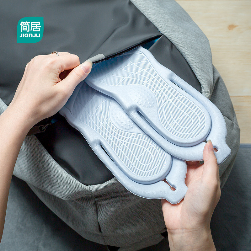 Travel Portable Flip-Flops for Women's Bathroom Bathing Waterproof Anti-Slip Hotel Home Foldableable Men's Couple Slippers Travel Portable Flip-Flops for Women's Bathroom Bathing Waterproof Anti-Slip Hotel Home Foldableable Men's Couple Slippers