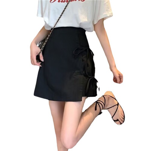 2025 summer irregular new style skirt, high-rise umbrella skirt, slimming, big swing skirt, suit, a-line short skirt, waist skirt