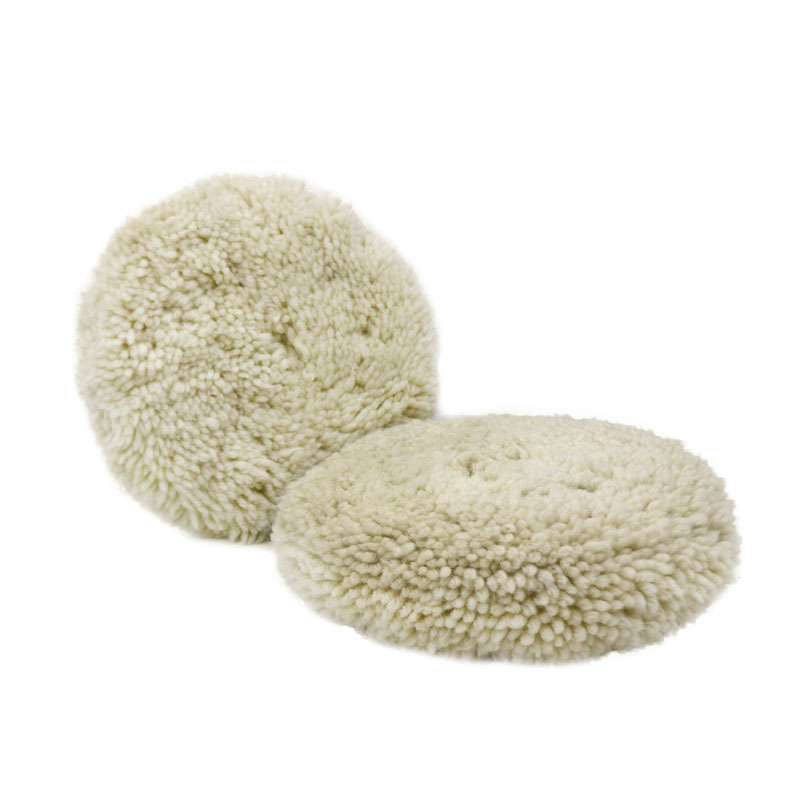 Disco de pulido de lana de doble cara 7 pulgadas para belleza y pulido de coche corte pesado