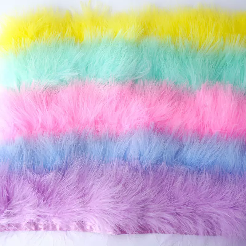 彩色血管绒羽毛布边布条绒毛布带服装辅料diy汽车防滑垫装饰材料