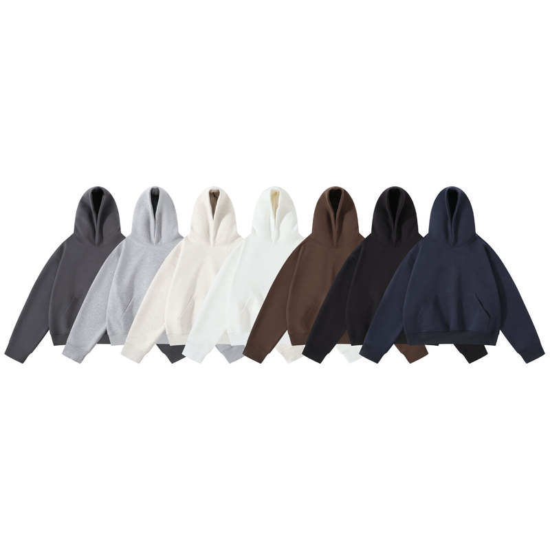 Ruiienrs X Ropucha 2025 Spring and Autumn 420g Short Boxy Hooded Cleanfit Sweatshirt Fw228 Ruiienrs X Ropucha 2025 Spring and Autumn 420g Short Boxy Hooded Cleanfit Sweatshirt Fw228