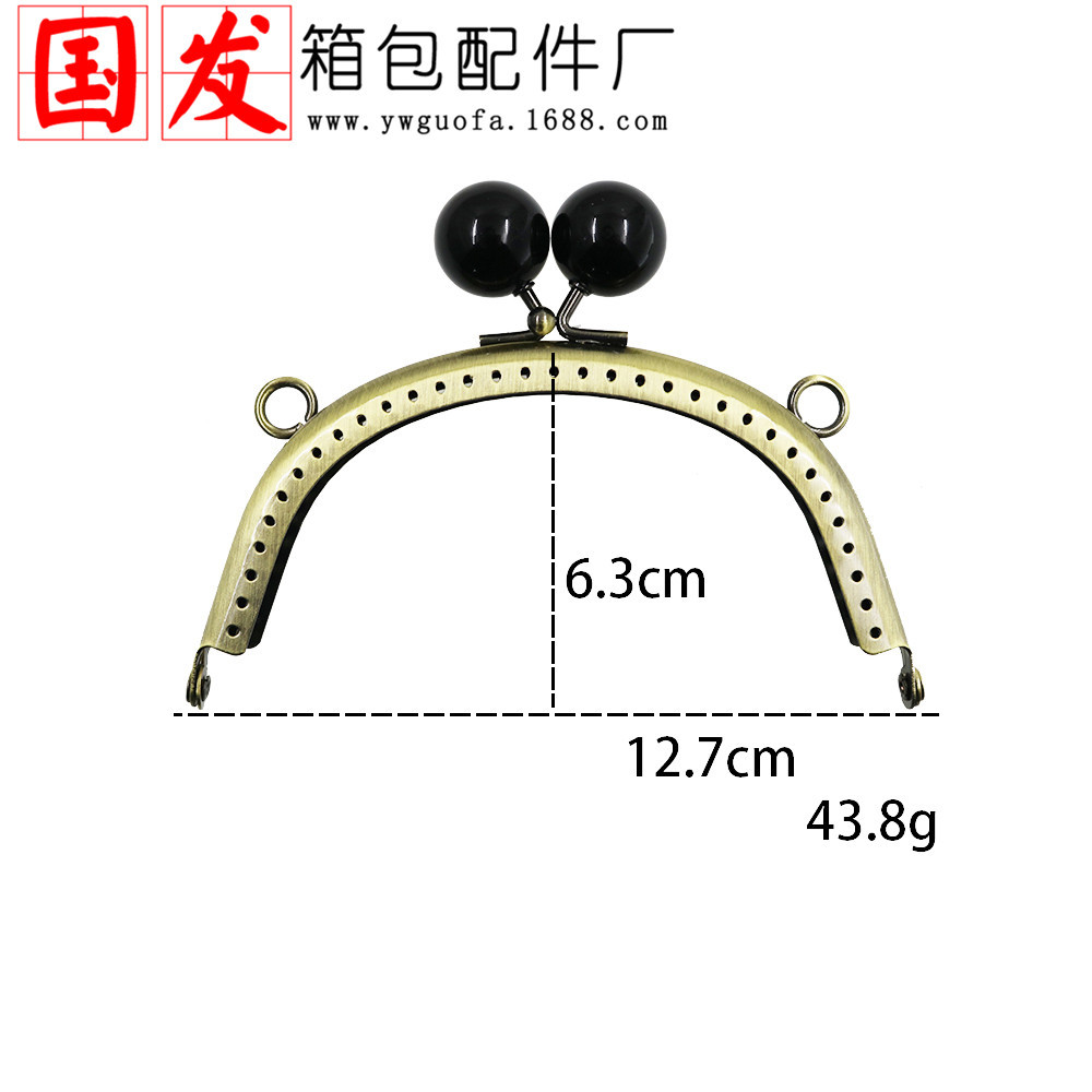 Grandes orejas 12.5CM curva cabeza de caramelo lisa oro borde plano 20MM bronce color de caramelo 24 colores opcionales