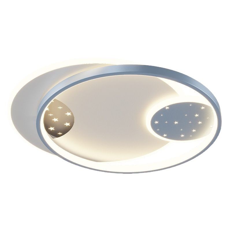 [Selección estricta] nuevo año nuevo moderno simple estrella estrella habitación lámpara de techo iluminación LED roja