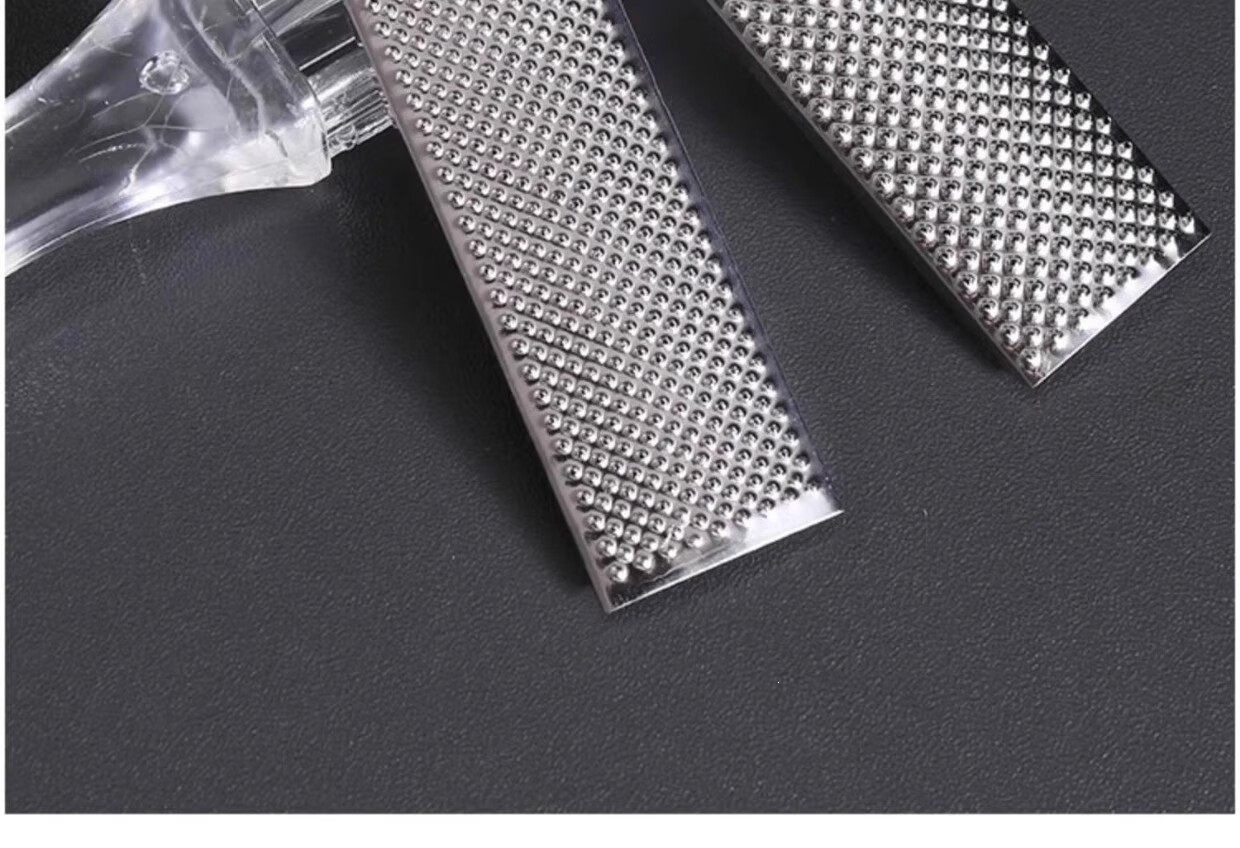Double-Sided Stainless Steel Foot File Callus Remover Pedicure Tool 5 Pack quality and texture
