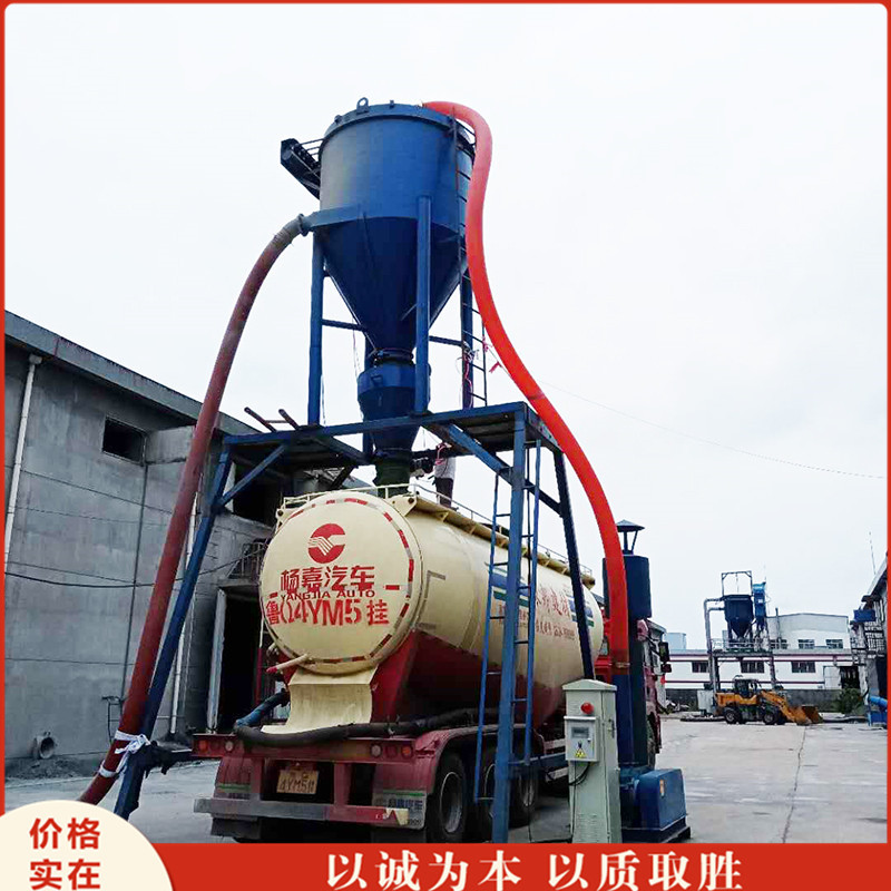 脉冲除尘石灰矿粉装车机 自吸水泥熟料输送机 负压粉煤灰清灰设备