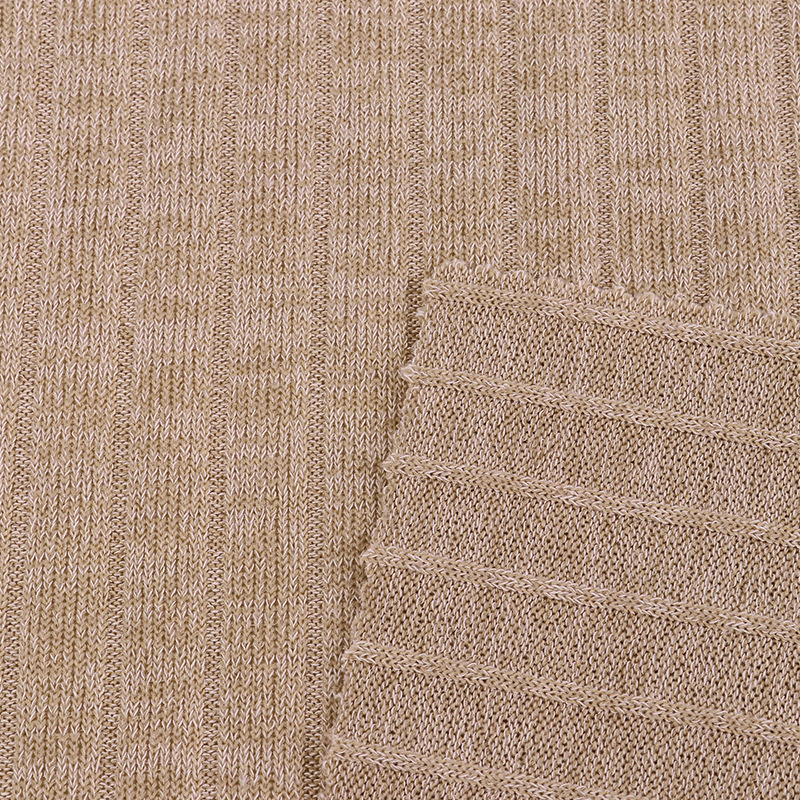 春秋新品聚酯坑条布 女装上衣开衫宽坑条面料 罗马绒8*2罗纹布料