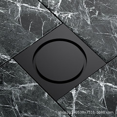 Pure Copper Odor-Proof Double Layer Floor Drain Submersible Dry Area Floor Drain All Copper Invisible Bathroom Bathroom Odor-Proof Floor Drain