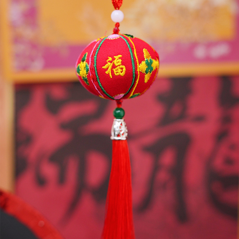 2025 Año Nuevo, Año de la Serpiente, Colgante de linterna Koi, Cubo de bendición, Colgante de flor de Año Nuevo, Accesorios portátiles, Materiales de decoración de floristería