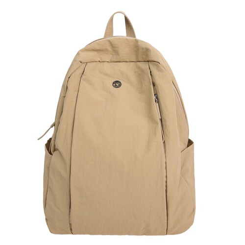 Lightweight Foam Waterproof Nylon Fabric Versatile Dual Shoulder Backpack for Women Colorful Fabric Bag Simple Travel Lady Backpack