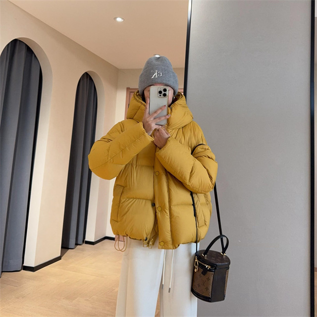 Warm Snow Cloud Puff New National Standard 90 White Duck down Thickened Hooded down Jacket Women's 2025 Winter New Style