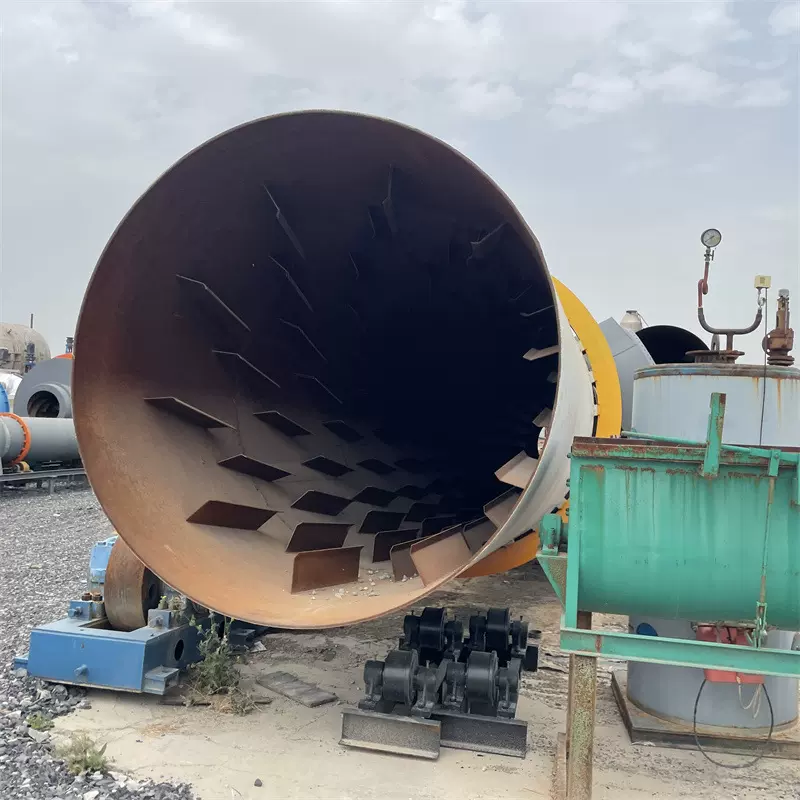 二手回转式滚筒干燥机 有机肥烘干设备 工业干燥设备 三筒烘干机