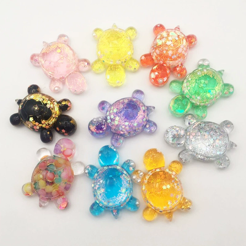 Зыбучий песок цветной черепаха прозрачная цветная фасоль черепаха в масляной зыбучий песок