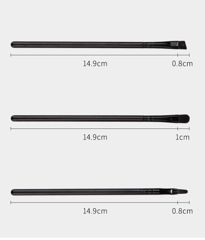 Dot Color dual-head makeup brush, eyebrow brush, lip brush, eyeshadow brush, blush brush, concealer brush set, genuine beauty tools wholesale undefined