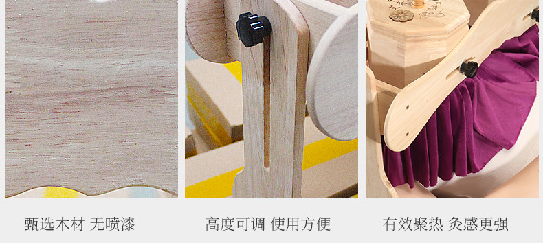 Wooden Moxibustion Box for Women Breast Area Warming Tool with Smoke Filter Cover Portable Ai Jiu overview