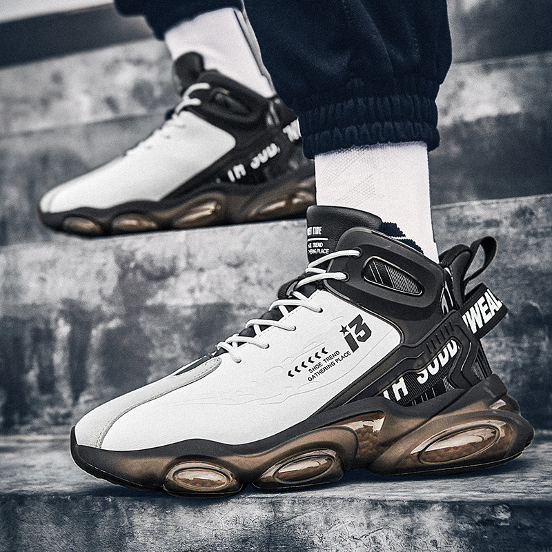 Iverson basketball shoes cross-border large size 46 casual sneakers men's shoes middle and big children Middle School students combat high-top sneakers