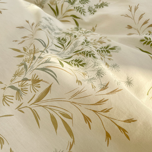 Ins style long-staple cotton high-count four-piece set floral internet celebrity bedding quilt cover bed sheet three-piece fitted sheet set