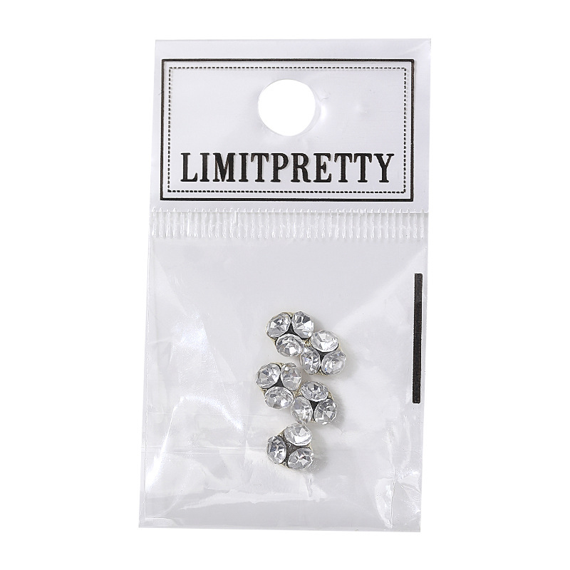 Tamaño pequeño pila de diamante productos terminados en línea de la celebridad flash Super Flash mini pila de diamante bola puntiaguda diamante nail joyería al por mayor