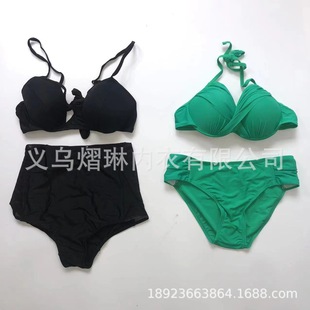 Foreign trade bikini set sexy hot girl swimming three-point underwear sexy breathable bra set cross-border spot