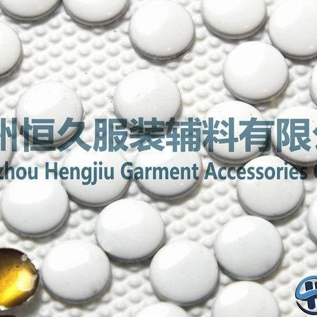 厂家直销/copper studs/奶白铜烫片/优质胶铜烫片/5mm圆形铜烫片