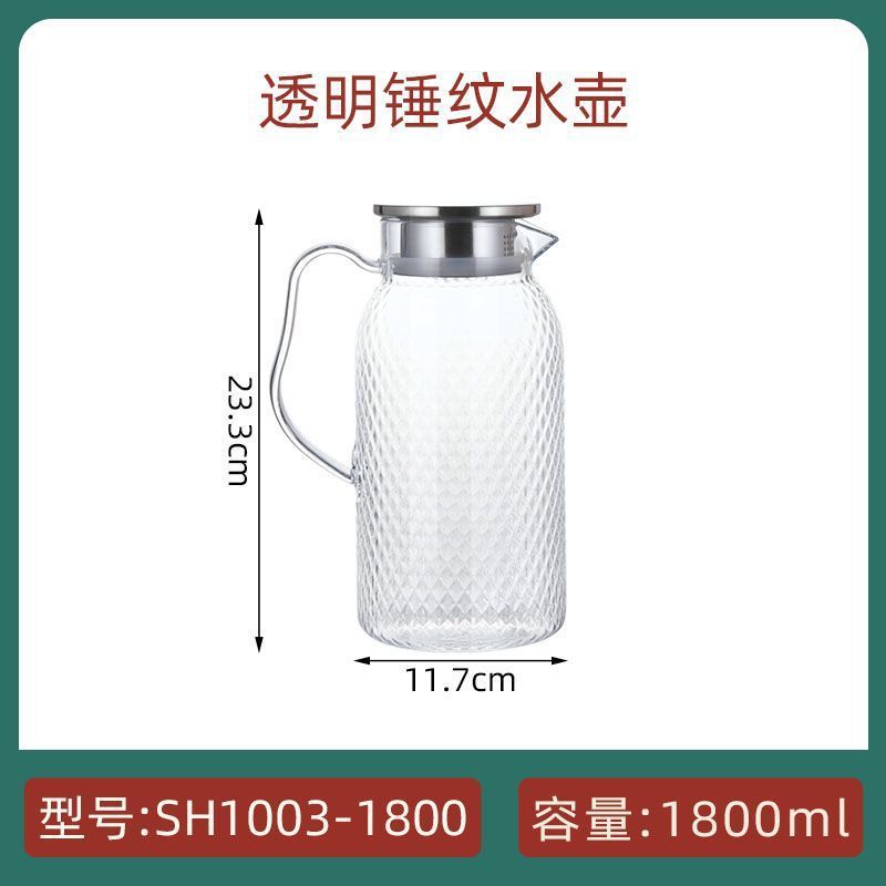 barraca de barbacoa martillo general resistente a alta temperatura a prueba de explosiones hervidor de agua fría de gran capacidad para el hogar engrosar y aumentar la tetera de flores
