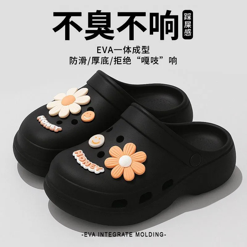 Zapatos de grano grueso para mujeres 2025, nuevos zapatos de verano para mujeres embarazadas con suela suave antideslizante antiodor, sandalias para mujeres image 7