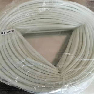 Diameter 1-30MM glass fiber sleeve high temperature insulated self-extinguishing pipe fiber glass fiber tube silicone resin high temperature resistant 200