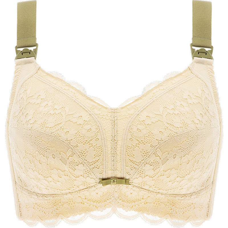 Ropa interior de talla grande transfronteriza de Enfermería de mujer sujetador de talla grande sujetador de mujer embarazada enfermería especial de mujer embarazada delgada sin anillo de acero